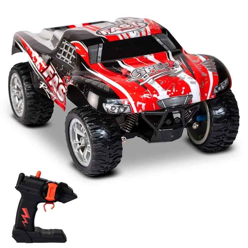 Kipa Off Roader HIGH Speed Drifting Car 15 KMH High Speed 1:18 Scale Rowdy Rodie Racing Car Toy Red Color for Kids