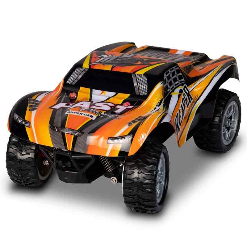 Kipa Off Roader HIGH Speed Drifting Car 15 KMH High Speed 1:18 Scale Rowdy Rodie Racing Car Toy Orange Color for Kids