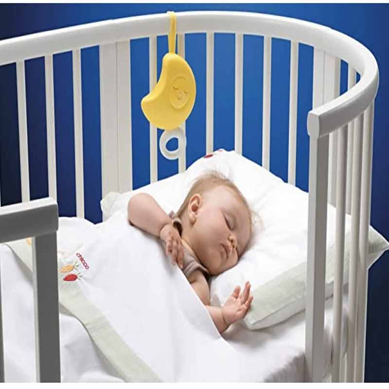 Kipa Melodious Yellow Moon Musical Cot Toys with Soft Rounded Shapes for New Born Babies  Edit