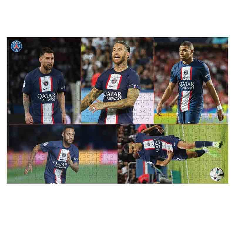 Paris Saint Germain 5 in 1 Jigsaw Puzzles Games Educational & Creative Learning Toys for Kids