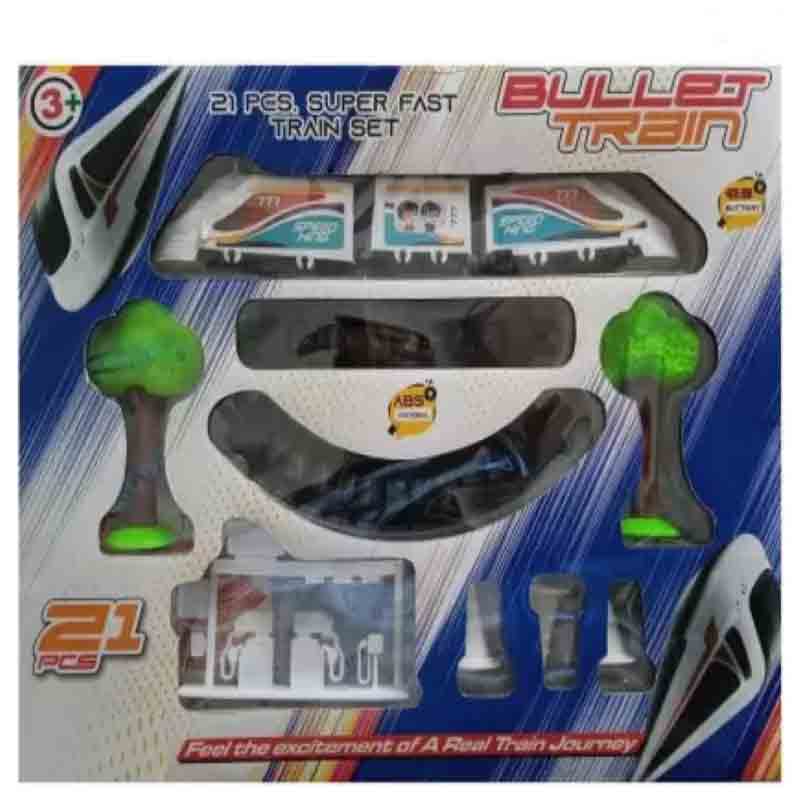 High Speed Bullet Train with Track Set & Signal Battery Operated Next Generation Toy for Kids Boys & Girls