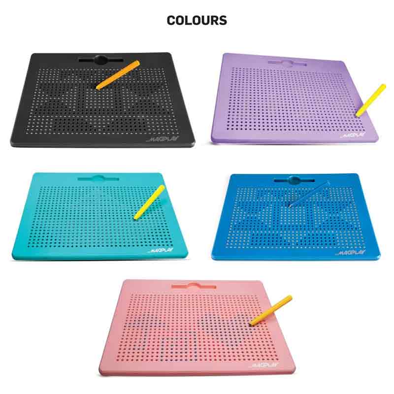 Kipa 782 Magnetic Balls Drawing Slate Board Educational Toy Sketch Pad Draw Freely Doodle Pad Biggest in Size with High Class Plastic Pink Color for Kids
