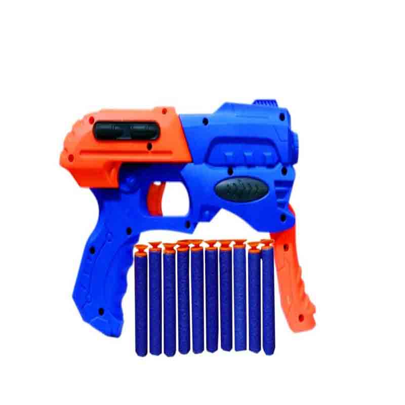 Huracan 2 in 1 Water Crystal Bombs and Soft Bullets Guns & Darts Gun Toy with 10 Soft Bullets for Kids Boys & Girls