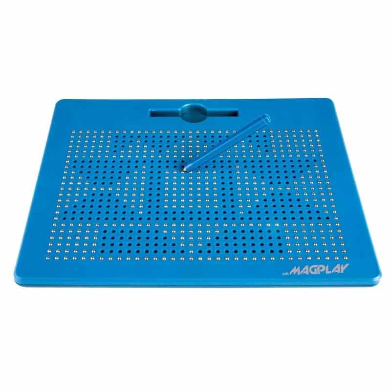 Kipa 782 Magnetic Balls Drawing Slate Board Educational Toy Sketch Pad Draw Freely Doodle Pad Biggest in Size with High Class Plastic Blue Color for Kids