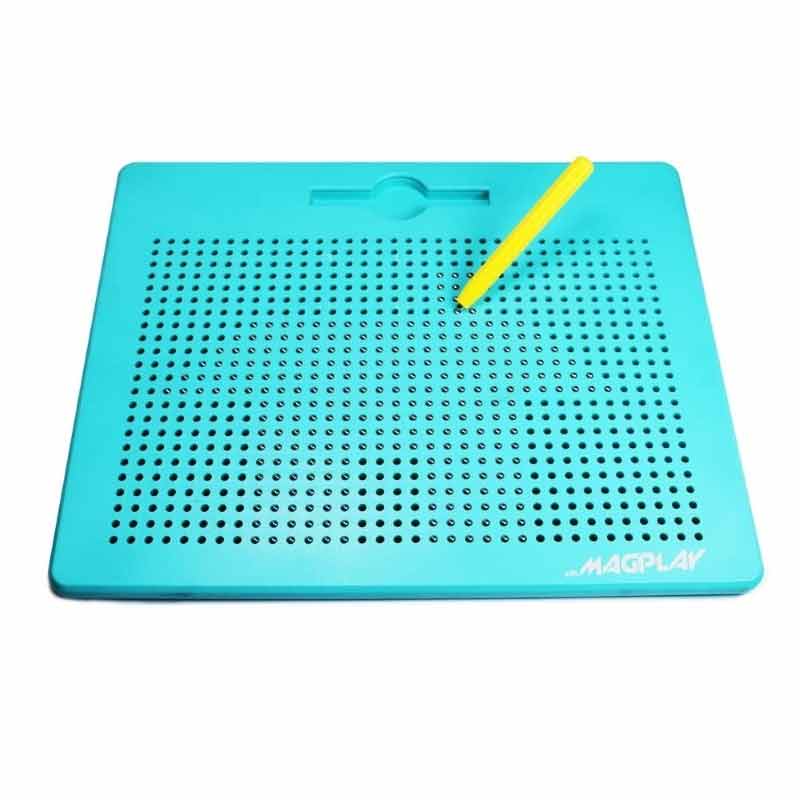 Kipa 782 Magnetic Balls Drawing Slate Board Educational Toy Sketch Pad Draw Freely Doodle Pad Biggest in Size with High Class Plastic Green Color for Kids