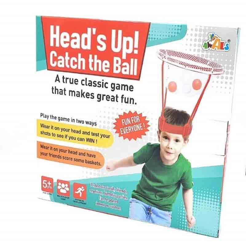 Headband Hoop Ball Toy Heads Up Catch The Ball Catching Basketball Party and Fun Time Game Toys for Kids