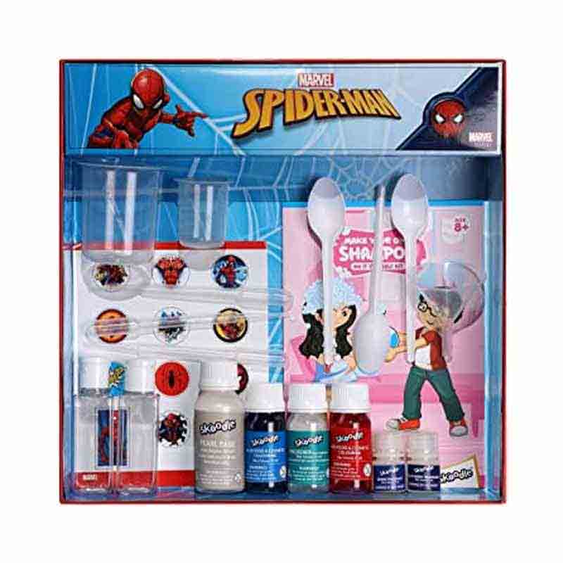 Marvel Spiderman Make Your Own Shampoo Learning & Educational DIY Activity Toy Kit for Kids Age 6+ Years