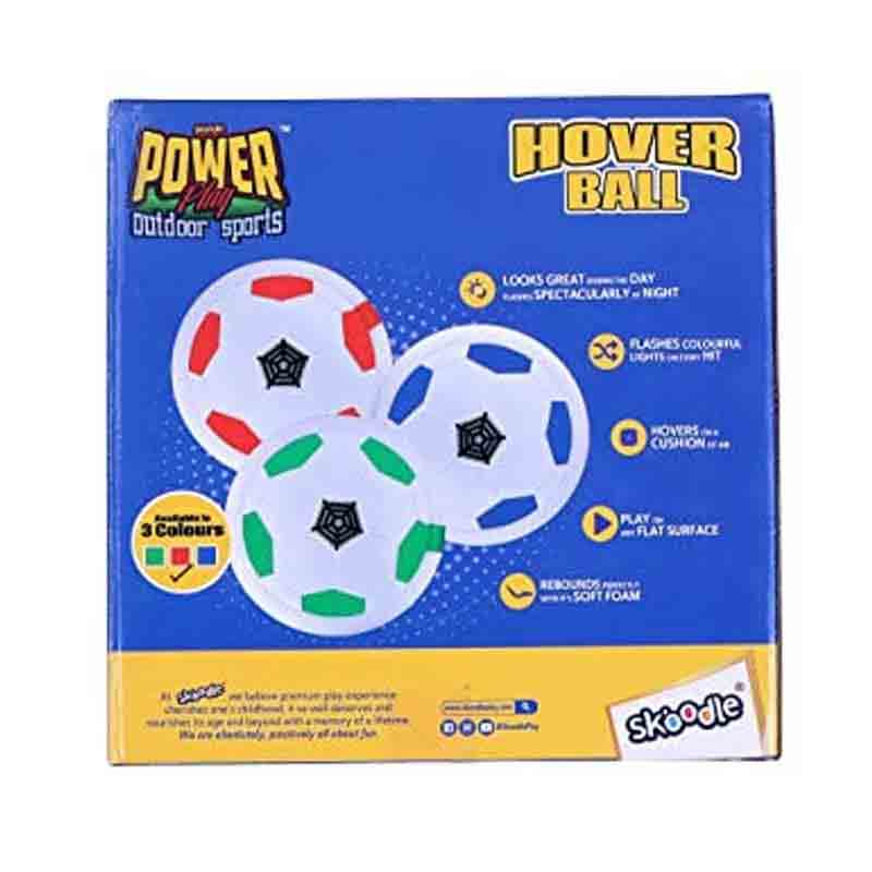 Skoodle Hover Football Soccer Air Kick Football Floating Hover Ball Pro Original Made in India Indoor Fun Toy Blue Color for Kids Boys Girls