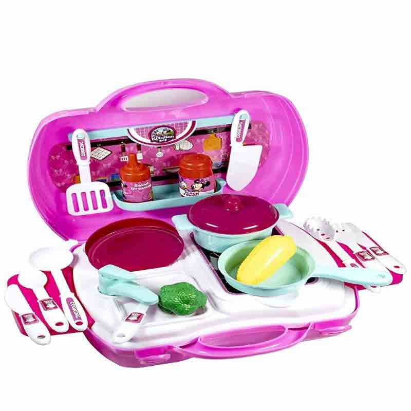 Skoodle Disney Junior Minnie Kid Chef Bring Along Kitchen Set for kids