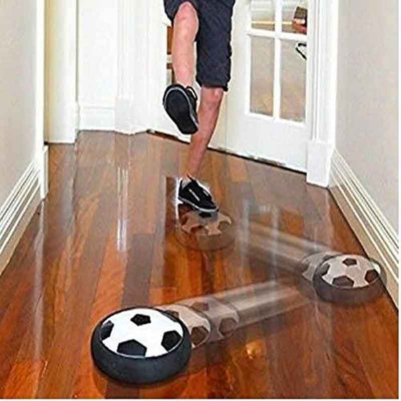 Kipa Hover Football Soccer Air Football Floating Hover Ball Pro Original Made in India Indoor Fun Toy Black Color for Kids