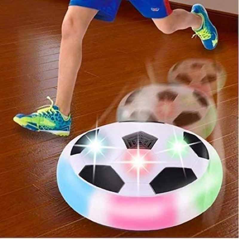 Kipa Hover Football Soccer Air Football Floating Hover Ball Pro Original Made in India Indoor Fun Toy Black Color for Kids