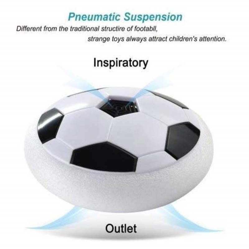Kipa Hover Football Soccer Air Football Floating Hover Ball Pro Original Made in India Indoor Fun Toy Red Color for Kids Boys Girls