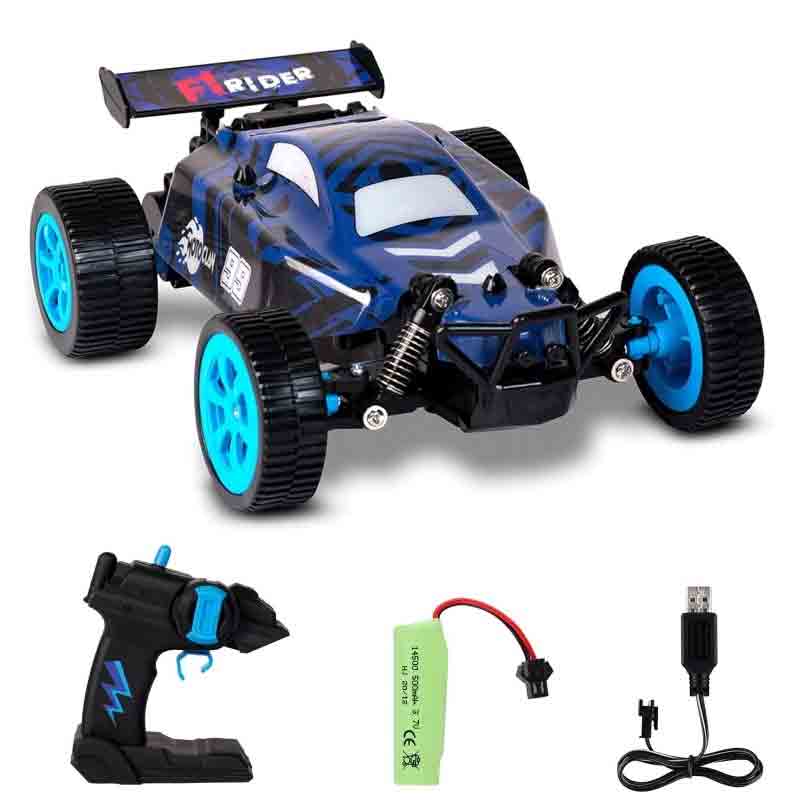 Racing Car F1 HIGH Speed Drifting Car 15 KMH High Speed 1:18 Scale 4Wd - The Mean Machine (F1 Blue)