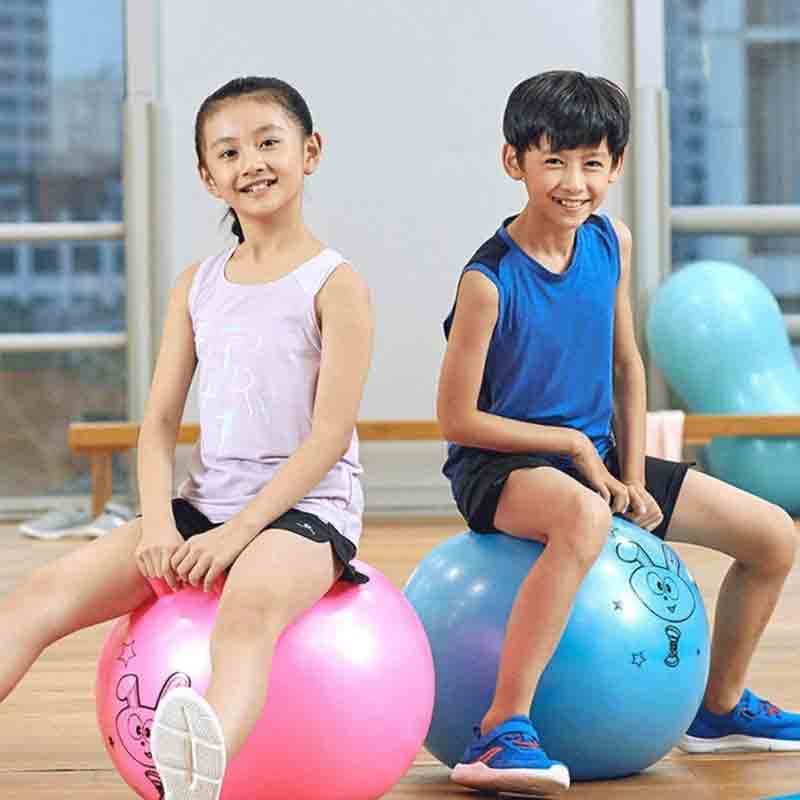 Inflatable Jumping Hopping Bouncy Rubber Ball  55 CM Bounce Rubber Hop Jump Bouncy Jumping Ball for Kids Children Boys & Girls Assorted
