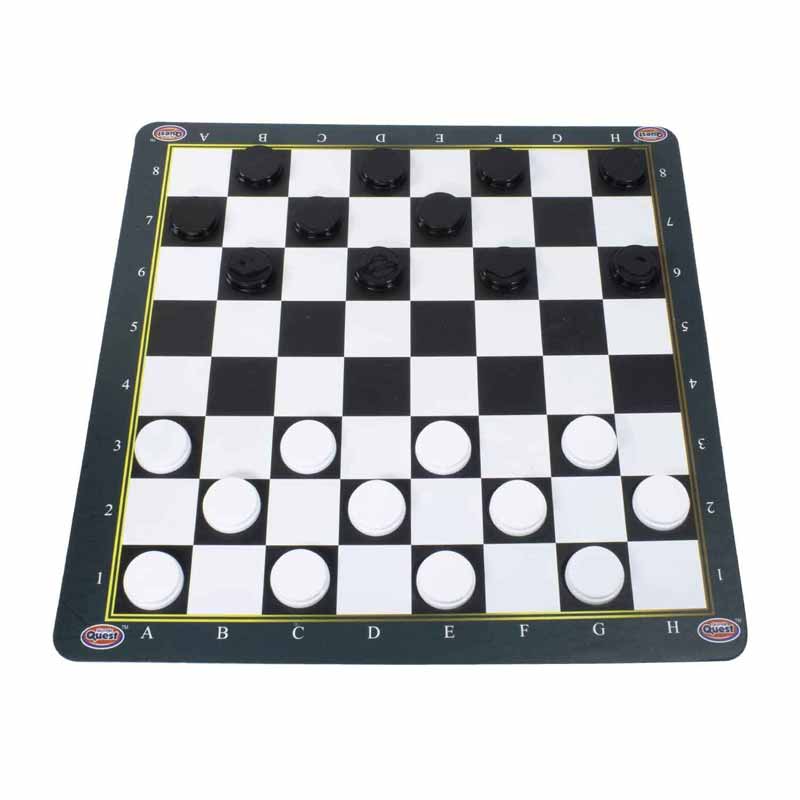 Skoodle Quest Chess & Checker Games ( 3 in 1 Board Game ) Perfect Fun Educational Toy for Teaching & Strategic Thinking