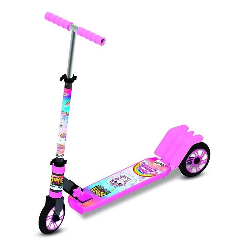 Skoodle PowerPlay Jungle Friends - Magical Unicorn 3 Wheel Kick Scooter (Pink)