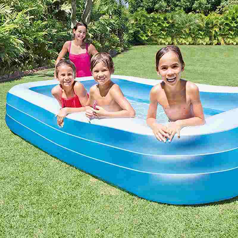 Intex Inflatable Swim Center Family Kiddie Wadding Play Swimming Pool 120"X72".My Gn