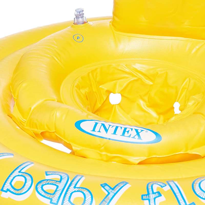 Intex Leg Holes & Saddle Style Seat Baby Float Swimming Aid Swim Seat for Baby Aged 6 Month - 1 Years