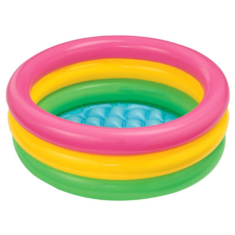 Intex kids Inflatable Baby Pool, Multi Color (2-feet) Age 3-12 Years
