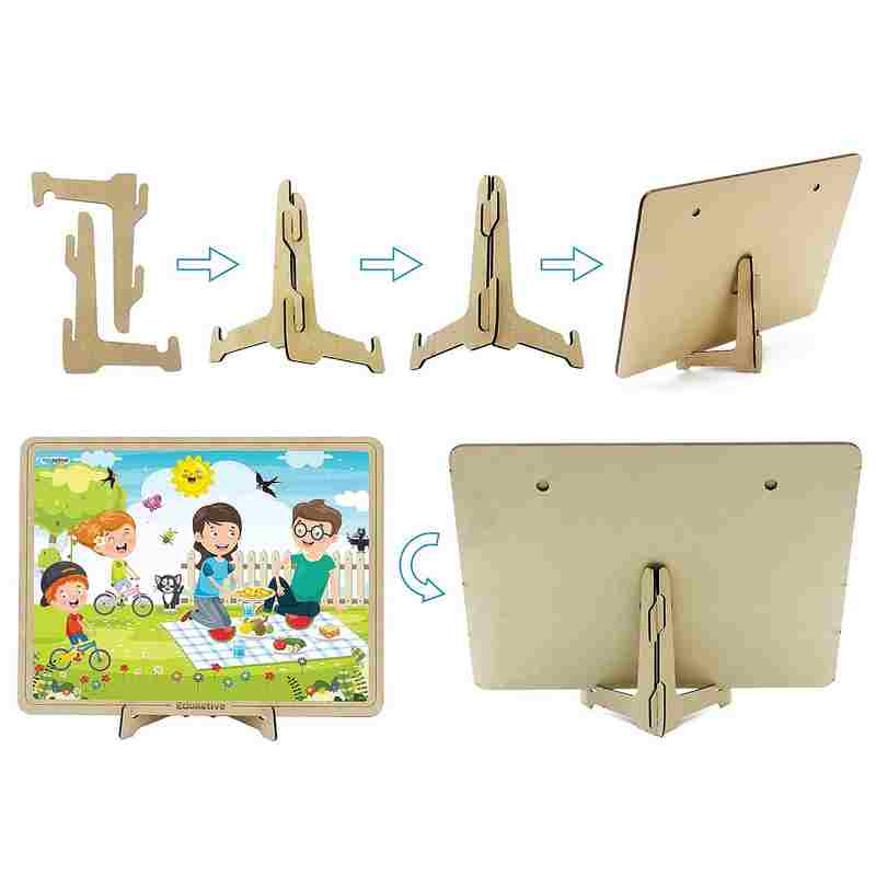 Eduketive Puzzle Decor The Family Decorative 40 Pieces Jigsaw Puzzle with Stand Kids Age 3-9 Years