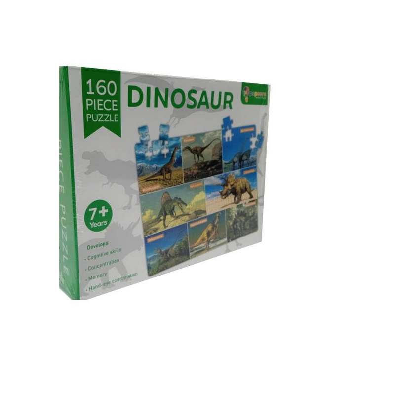 Braintastic Dinosaur Learning & Educational 160 Pcs Jigsaw Puzzle Toys for Kids 7-12 Years