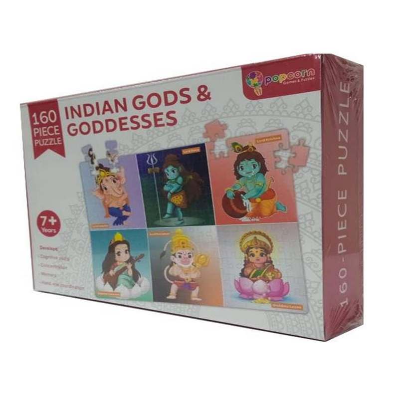 Braintastic Indian Gods & Goddesses Learning & Educational 160 Pcs Jigsaw Puzzles Toys for Kids 7-12 Years