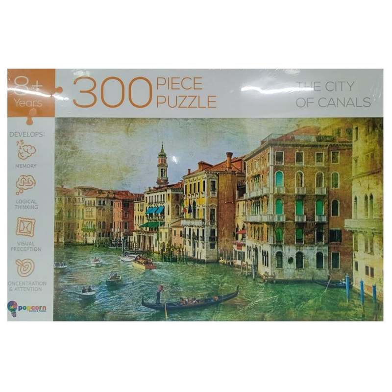 Braintastic The City of Canals Learning & Educational 300 Pcs Jigsaw Puzzle Toys for Kids 8-12 Years