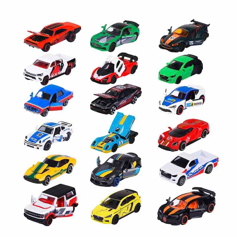 Majorette Racing Diecast Cars Assorted 12 For kids 3-9 Years