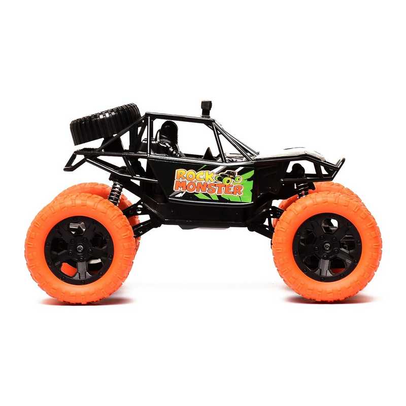 Braintastic Rechargeable RC Remote Control Rock Monster Crawler 4WD 1.18 Scale High Speed Rock Climber Racing Car Toys for Kids 5-15 Years