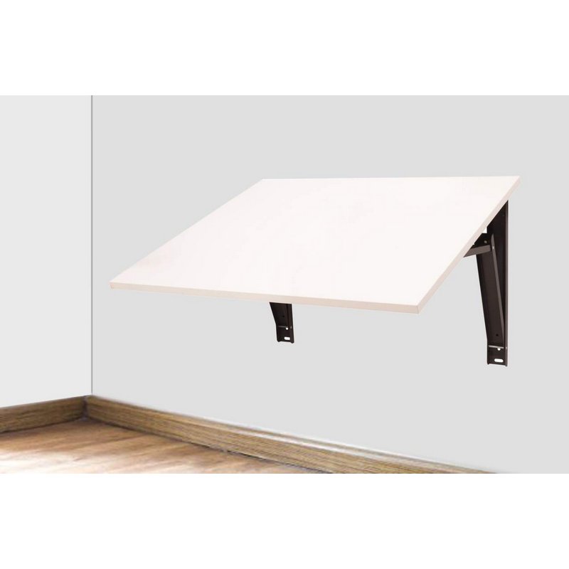 Spaceture  Engineered Wood Study/Office/Laptop/Work/Dining Table -White Glossy, 60cm x 38cm