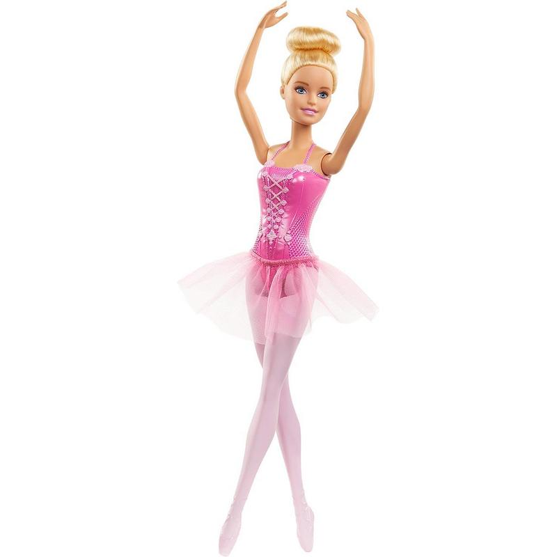 Barbie Ballerina Doll with Ballerina Outfit, Tutu, Sculpted Toe Shoes and Ballet-Posed Arms for Kids Girls 3-12 Years