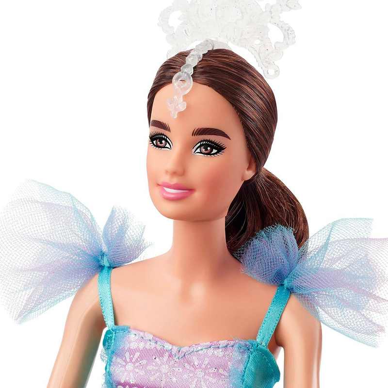 Barbie Signature Ballet Wishes™ Doll (Brunette, 12 in), Posable, Wearing Ballerina Costume, Tutu, Pointe Shoes & Tiara, Gift for kids Girls 3-12 Years
