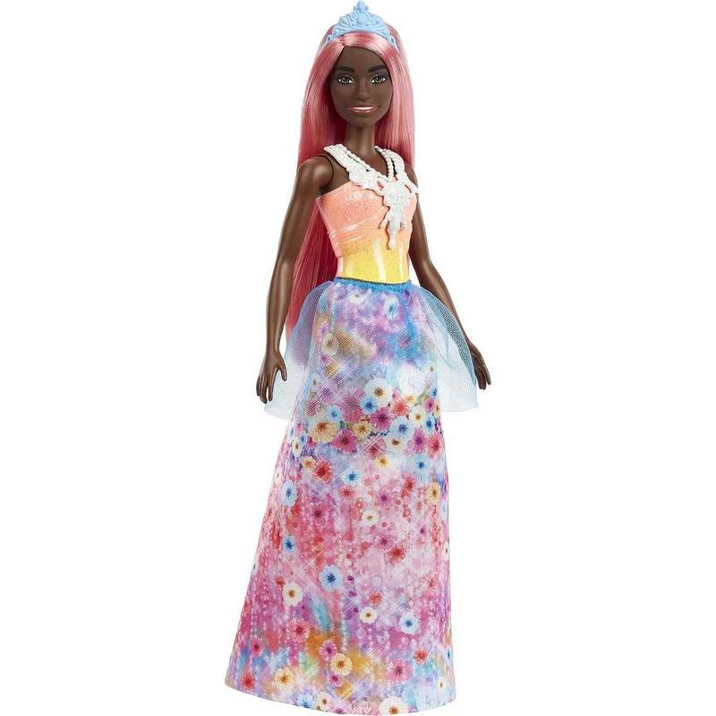Barbie Dreamtopia Princess Doll (Light-Pink Hair), with Sparkly Bodice, Princess Skirt and Tiara, Toy for Kids  Girls 3-12 Years