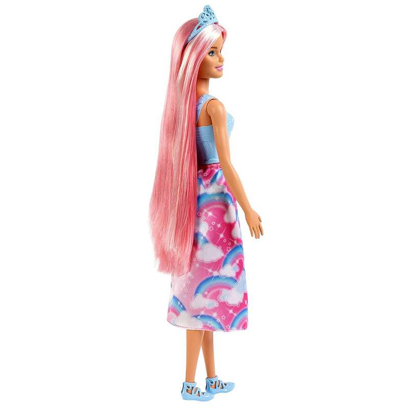 Barbie Princess Doll hairstylists' dream with extra-long, fantasy-colored hair for Kids Girls 3-12 Years