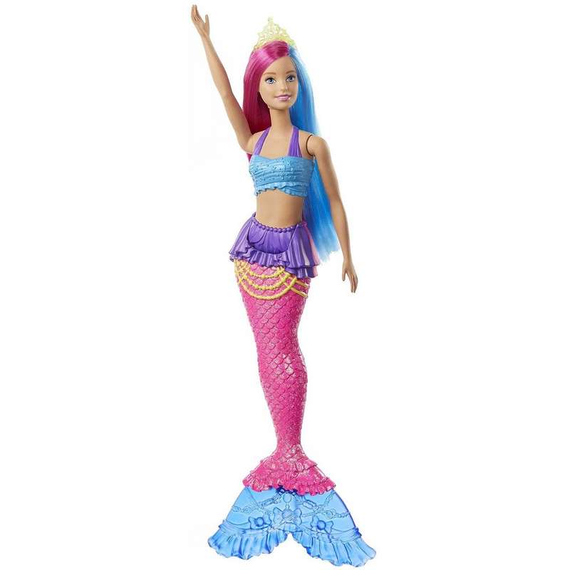 Barbie Dreamtopia Mermaid Doll shines in a colorful bodice and super-sparkly tail For Kids Girls 3-12 Years