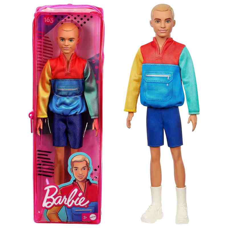 Barbie Ken Fashionistas Doll stay cool with trendy looks For Kids 3-12 Years