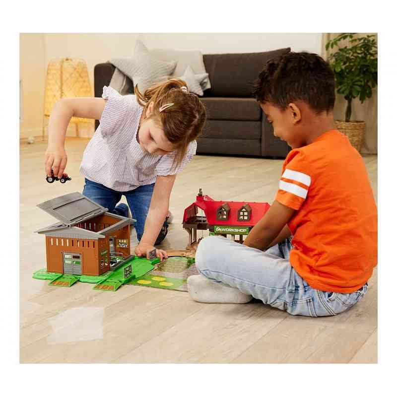 Majorette Creatix Farm Feature-Packed Toy Farm With Barn- Toy Tractor|Animals And Accessories For Kids 3-12 Years