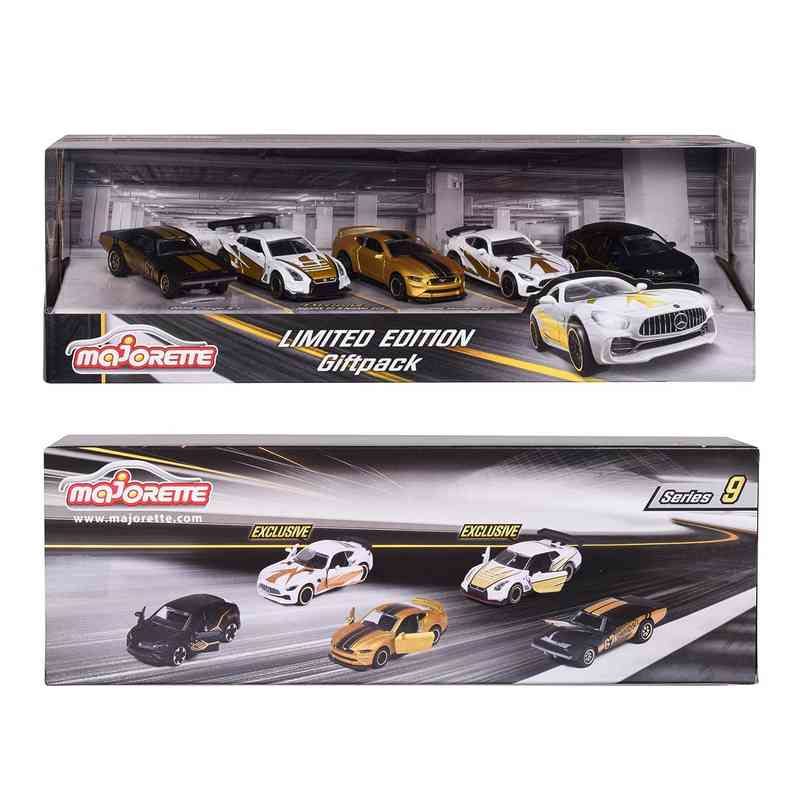 Majorette Limited Edition 9, Model Vehicles with Camouflage Look, Die Cast Metal with Opening Parts, Rotating Wheels and Suspension Set of 5 For Kids 5-12 Years
