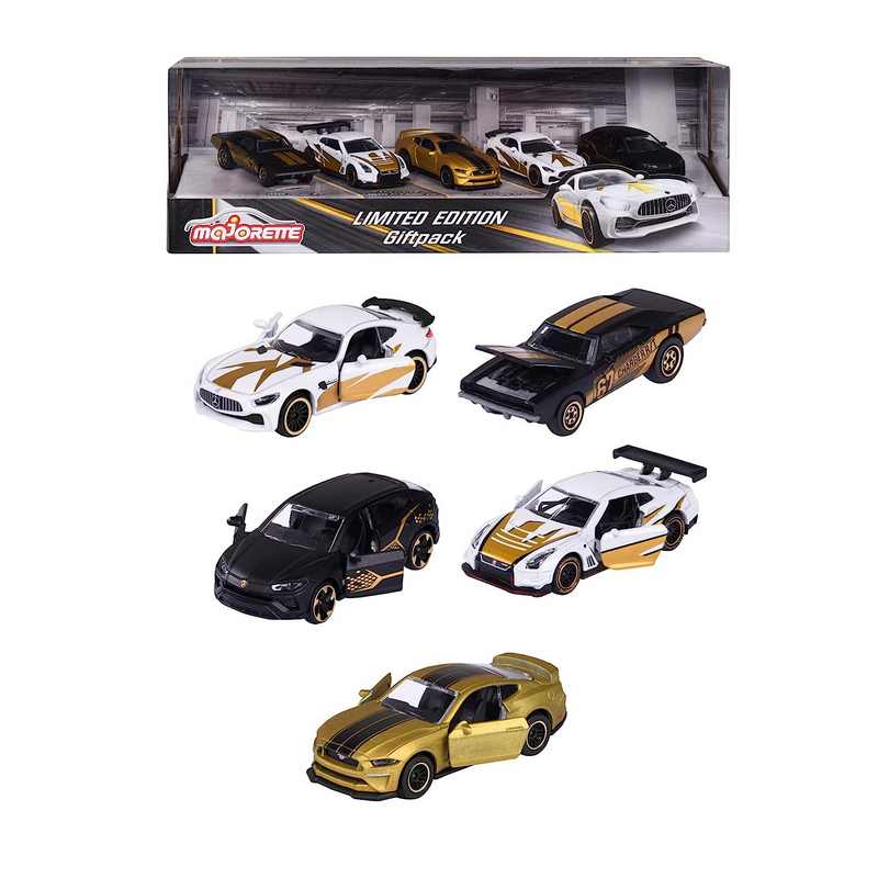 Majorette Limited Edition 9, Model Vehicles with Camouflage Look, Die Cast Metal with Opening Parts, Rotating Wheels and Suspension Set of 5 For Kids 5-12 Years