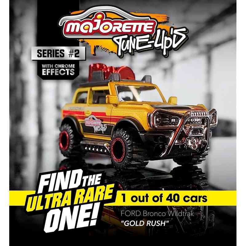 Majorette Simba Tune Up's Tune Your Cars Series 2 ohne Display 7 Surprise with Chrome Effects Toy for Kids 3-12 Years