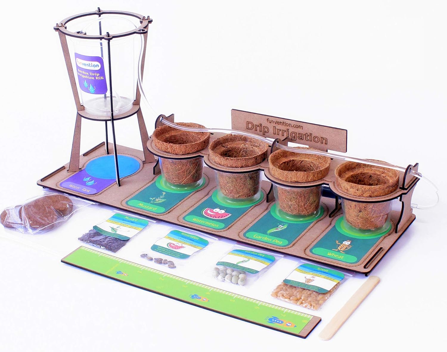 Funvention- for Little Scientist in Every Kid Garden Drip Irrigation Kit (Multicolour)