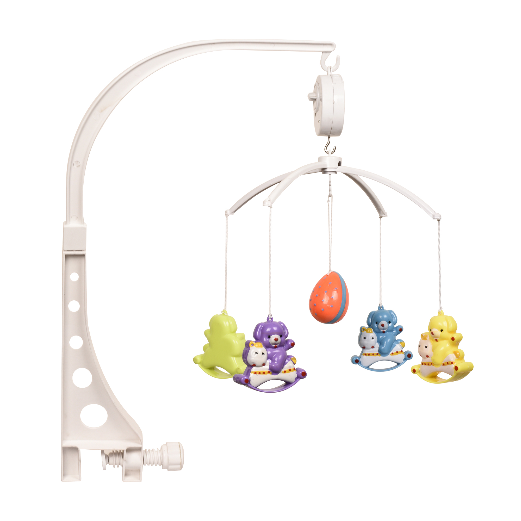 Braintastic Musical Sound & Light Rattle Cot Mobile Rotating for Baby Cradle and Bed Jhumar for Baby and Kids