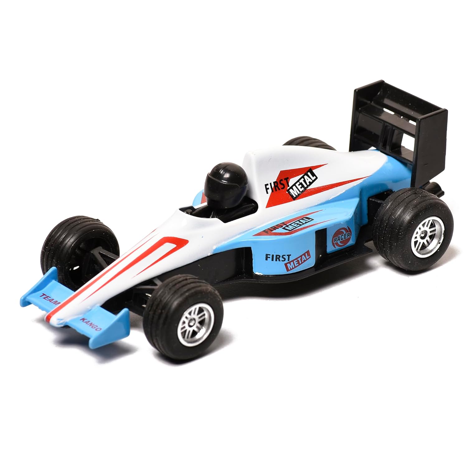 Braintastic Pullback Friction Simulation Model Small Size Racing Car Miniature Vehicle Toys for Kids Age 3 + (Blue)