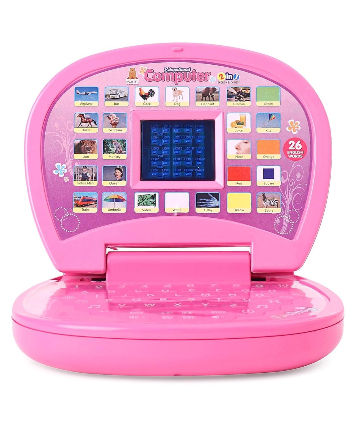 Braintastic Laptop Computer Musical Learning Educational Toy with Led Display & Music for Kids Age 3+