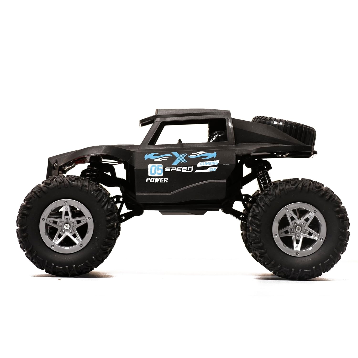 Braintastic Rechargeable 4 Wheel Metal Alloy Phantom Climber Rock Crawler Remote Control RC Car Vehicle Toys for Kids Age 6+ Years