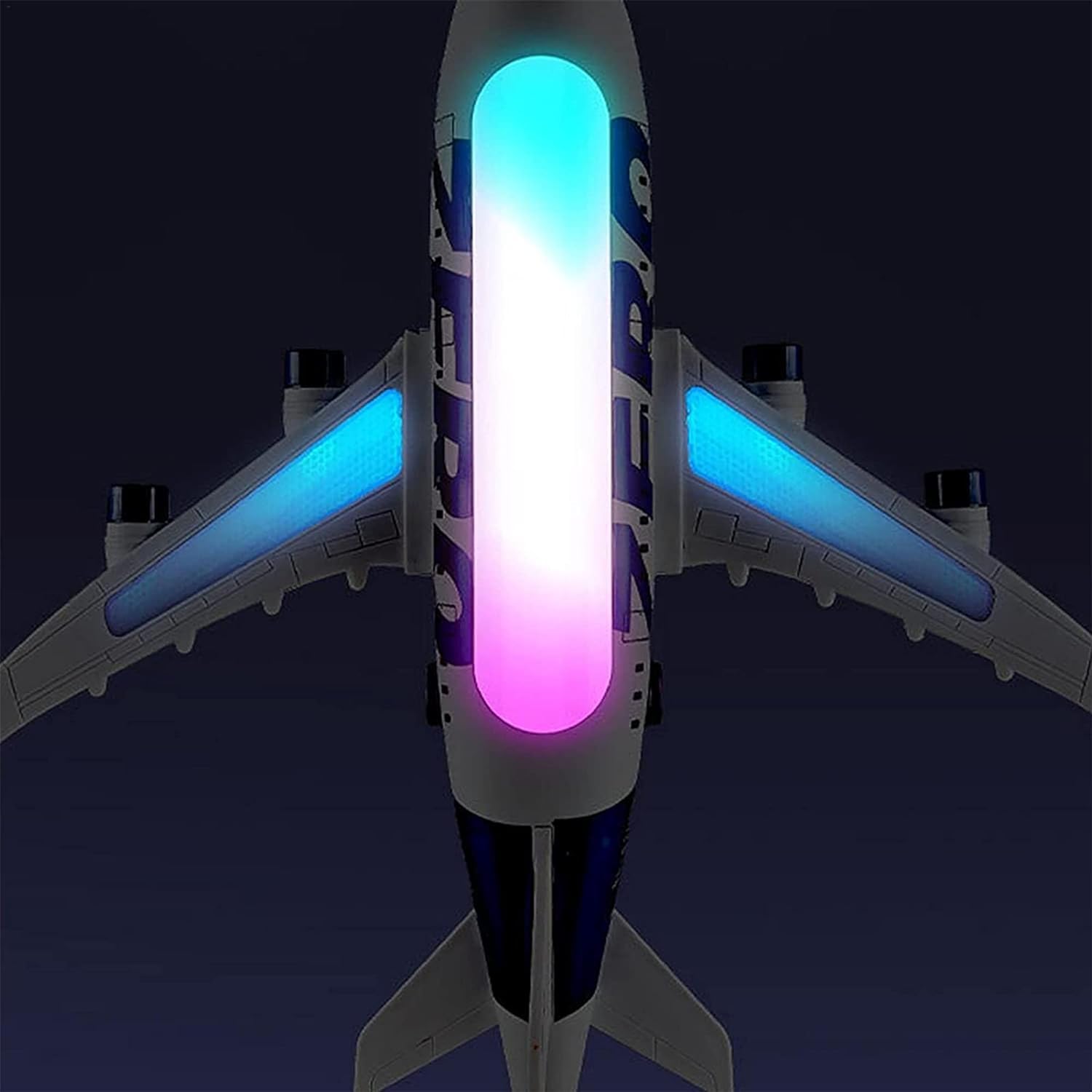 Braintastic Zero Aircraft Electric Stimulated with 360 Degree Rotation and Flashing Light Airplane Toy for Kids