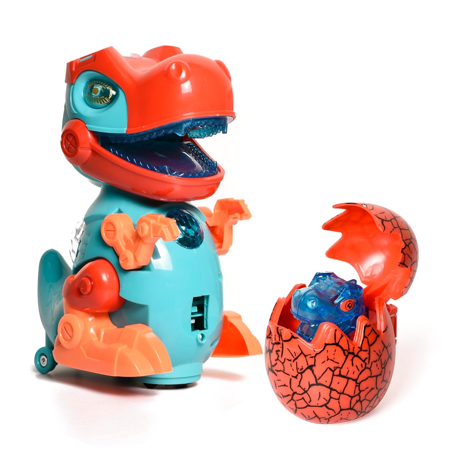 Braintastic Dinosaur Musical Toy with Flashing Lights and Sounds Learning Early Development Toys for Kids Age 3+ Years