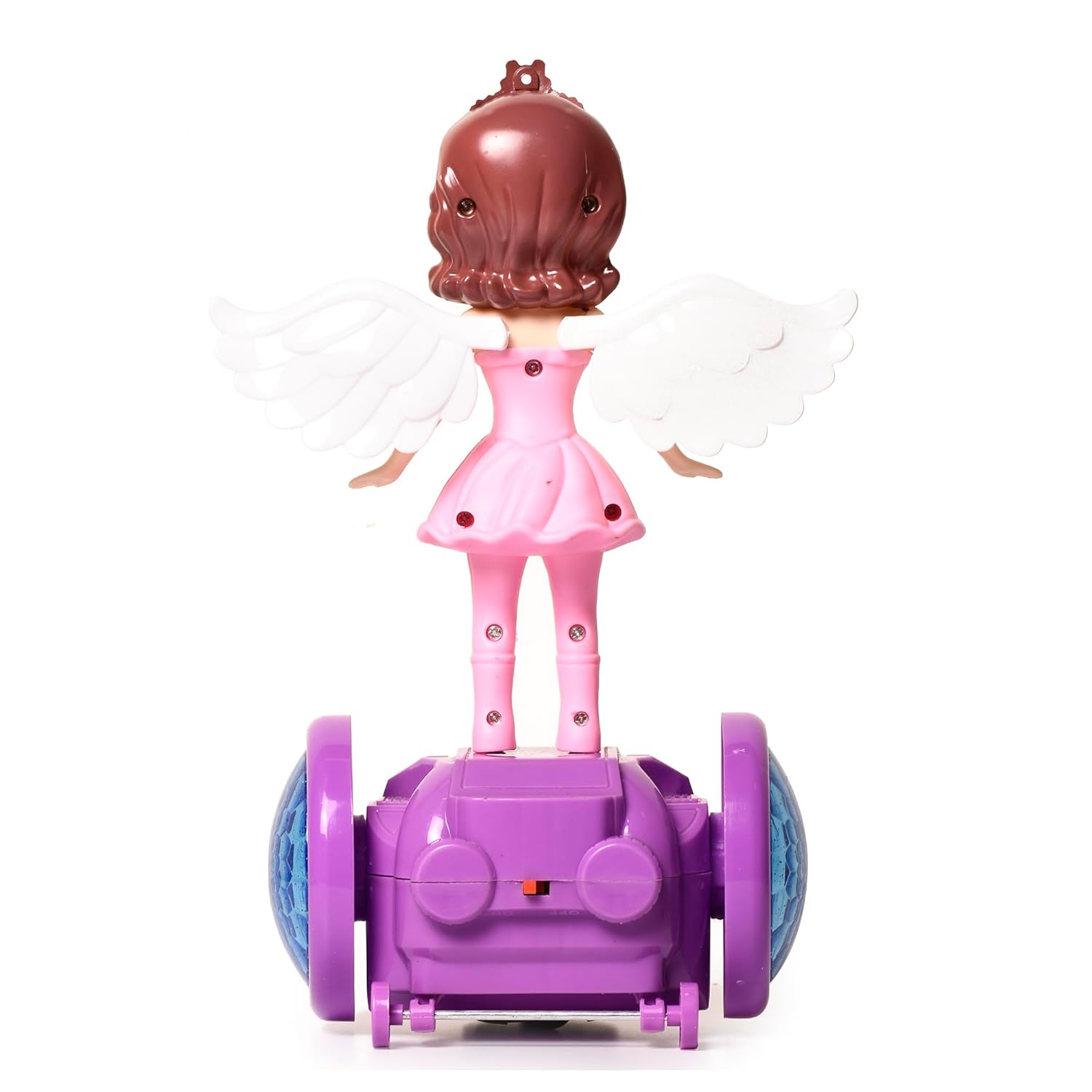 Braintastic Princess Balancing Car Doll Interactive Revolving Cute Doll Colorful LED Lights and Music Toy for Girls