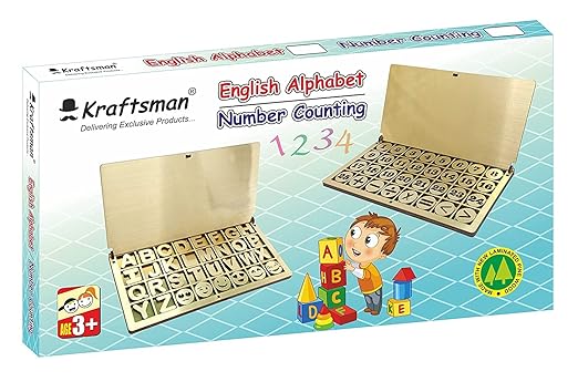 Braintastic Math Number Counting Wooden Portable Learning & Educational Montessori Games Toys for Kids