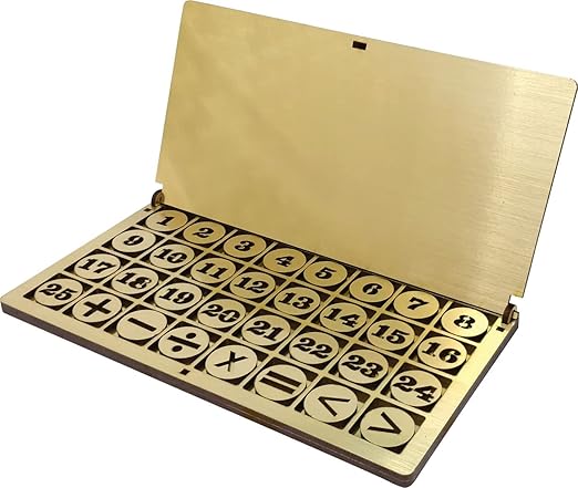 Braintastic Math Number Counting Wooden Portable Learning & Educational Montessori Games Toys for Kids
